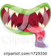 Poster, Art Print Of Halloween Monster Mouth