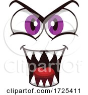 Poster, Art Print Of Halloween Monster Face
