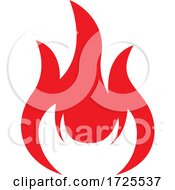 Poster, Art Print Of Red Flame Design