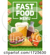 Poster, Art Print Of Fast Food Menu Design
