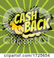 Poster, Art Print Of Comic Cash Back Design