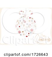 Poster, Art Print Of Bauble And Merry Christmas Text