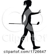 Poster, Art Print Of Golfer Golf Sports Person Silhouette
