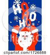 Poster, Art Print Of Laughing Santa Claus