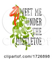 Poster, Art Print Of Meet Me Under The Mistletoe