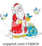 Santa With Birds