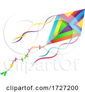 Colorful Kite by Vector Tradition SM