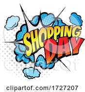 Comic Styled Shopping Day Design