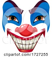 Poster, Art Print Of Evil Clown Face