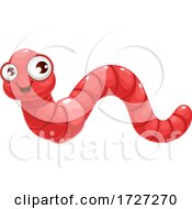 Poster, Art Print Of Cute Earthworm