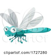 Poster, Art Print Of Cute Dragonfly