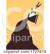 Man Pour Coffee Background Illustration