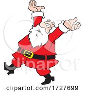 Poster, Art Print Of Cartoon Frustrated Christmas Santa Claus
