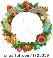 Poster, Art Print Of Christmas Wreath