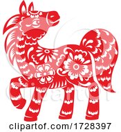Poster, Art Print Of Chinese Horoscope Zodiac Horse