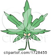 Poster, Art Print Of Cannabis Marijuana Pot Leaf Character
