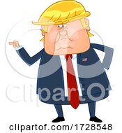 Poster, Art Print Of Donald Trump Pointing