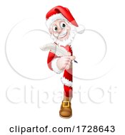 Poster, Art Print Of Santa Claus Christmas List Cartoon
