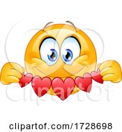 Smiley Emoji With Hearts by yayayoyo