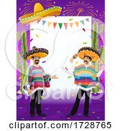Poster, Art Print Of Mexican Party Border