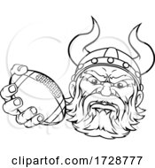 Viking American Football Sports Mascot Cartoon