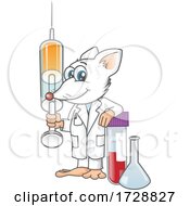 Rat Lab Cartoon Fight Against New Covid 19 Coronavirus Pneumonia