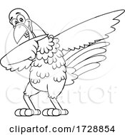 Poster, Art Print Of Black And White Turkey Bird Dabbing