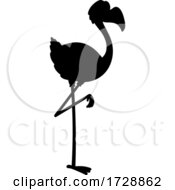 Flamingo Silhouette by Hit Toon
