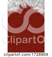 Poster, Art Print Of Christmas Tree Branches Background