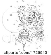 Poster, Art Print Of Rooster Bell In The Snow