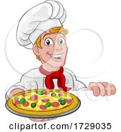 Pizza Chef Cartoon