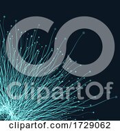 Poster, Art Print Of Abstract Background With Connections Design