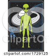 Alien Digital Poster