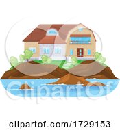 Poster, Art Print Of Waterfront House