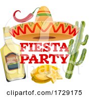 Poster, Art Print Of Fiesta Party Mexican Design
