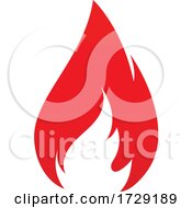 Poster, Art Print Of Red Flames