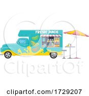 Poster, Art Print Of Juice Food Vendor Truck