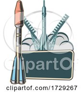 Retro Space Exploration Logo