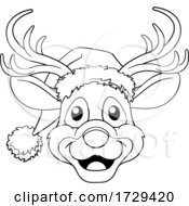 Christmas Cartoon Reindeer Character