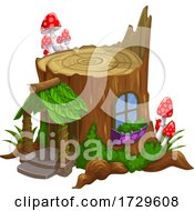Poster, Art Print Of Stump Fairy House