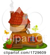 Poster, Art Print Of Boot Fairy House