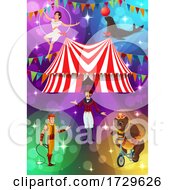 Poster, Art Print Of Circus Performers