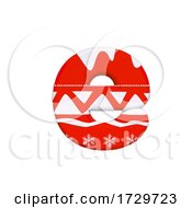 Poster, Art Print Of Christmas Letter E Lowercase 3d Xmas Suitable For Celebration Santa Claus Or Winter Related Subjects On A White Background