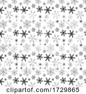 Poster, Art Print Of Christmas Snowflake Pattern Design Background