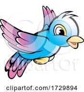 Poster, Art Print Of Cute Flying Bird
