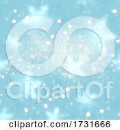 Poster, Art Print Of Christmas Festive Background With Bokeh Lights And Stars