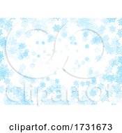 Poster, Art Print Of Christmas Snowflake Border