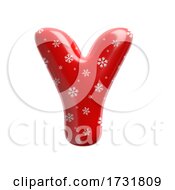 Poster, Art Print Of Snowflake Letter Y Capital 3d Christmas Suitable For Christmas Santa Claus Or Winter Related Subjects