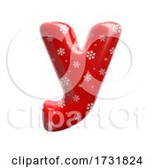 Poster, Art Print Of Snowflake Letter Y Small 3d Christmas Suitable For Christmas Santa Claus Or Winter Related Subjects