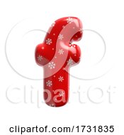 Poster, Art Print Of Snowflake Letter F Small 3d Christmas Suitable For Christmas Santa Claus Or Winter Related Subjects